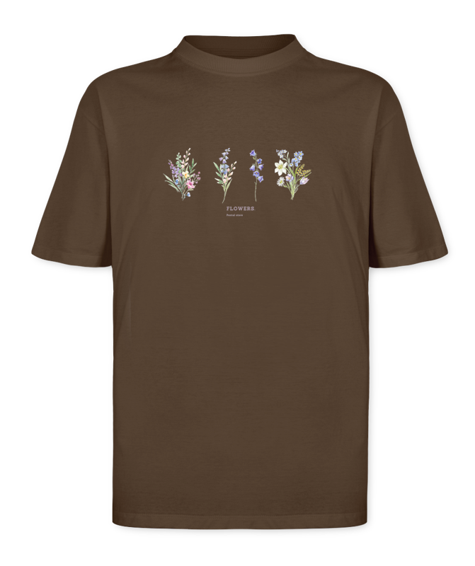 Flowers Camiseta modelo Oversized