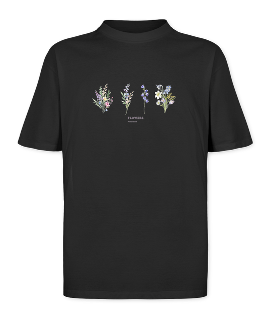 Flowers Camiseta modelo Oversized